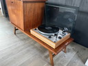 Mobile audio vintage in teak
