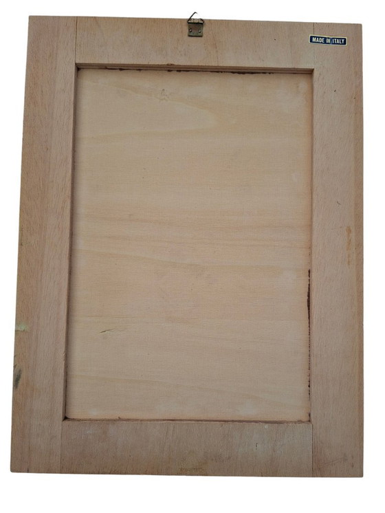 Image 1 of Peinture artisanale en marqueterie de bois représentant le panorama de Florence (dôme de Brunelleschi)