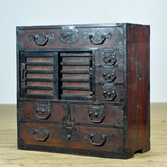 Image 1 of Japanische Tansu-Kommode, um 1890