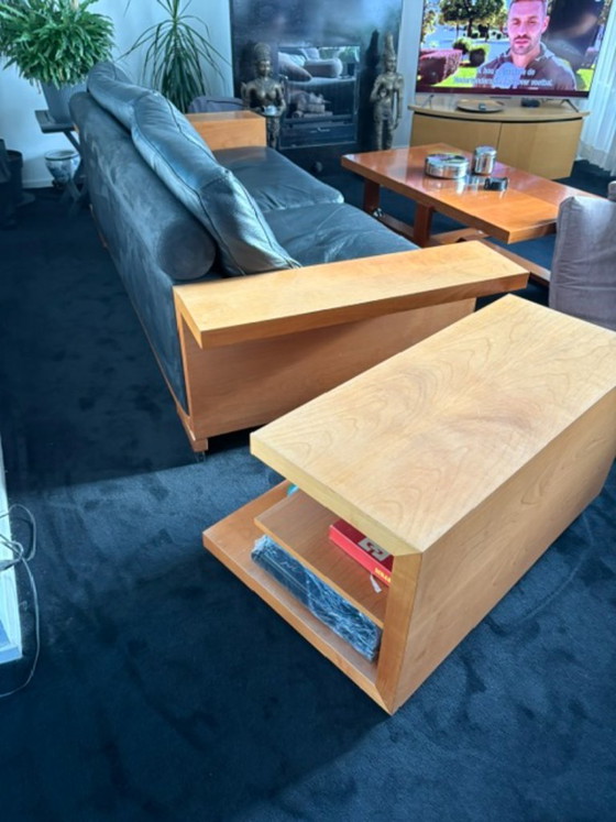 Entracte Sofa by Roche Bobois – 3-5 seaters, Wood, Leather (photo 4 of 6)