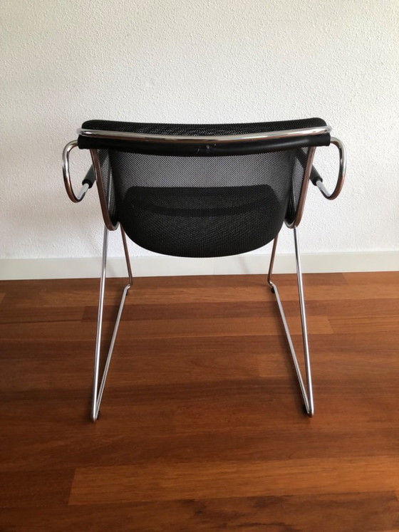 Image 1 of Set van 5 Penelope Castelli Charles Pollock stoelen 