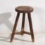 Taburete primitivo antiguo (c.1900) #28 (photo 10 of 16)