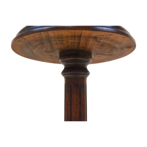 Image 1 of Antique English Mahogany Wooden plant Stand