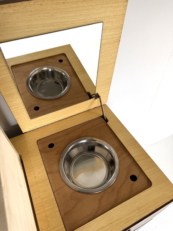 Image 1 of Meuble bar vintage en chêne des années 70