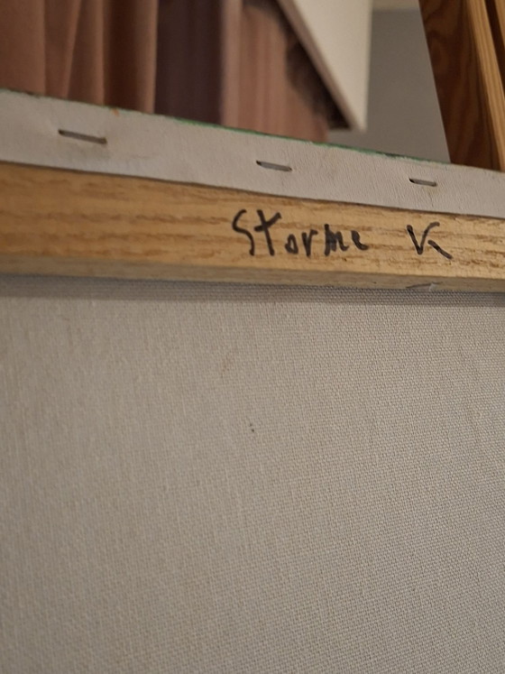 Original Oil Painting Kathleen Storme, "Het Impulsieve Moment" (2021), Paintings & Drawings, Wood, Canvas (photo 9 of 12)
