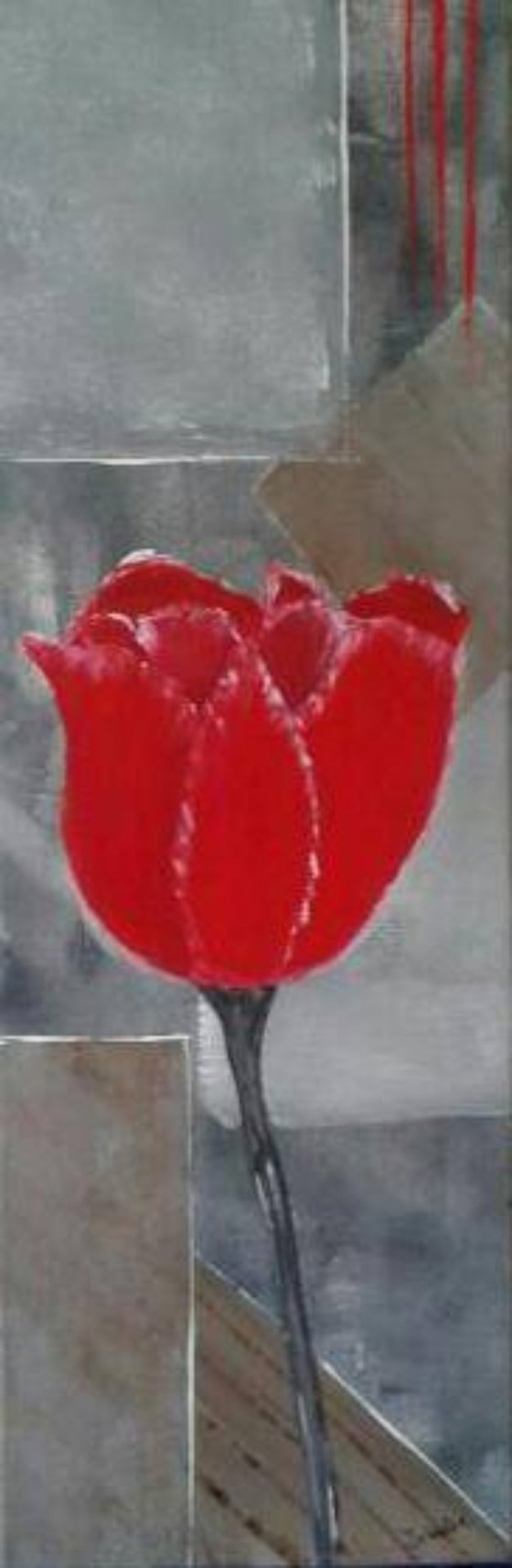 Image 1 of 2 tulip paintings