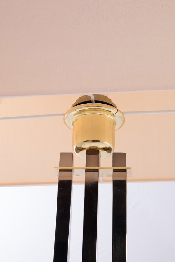 Willy Rizzo Lamp / Deknudt – Table lamps, Metal, Textile (photo 2 of 8)
