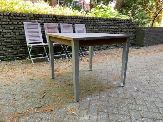 Image 1 of Design Folding Boat Set Teak (5)