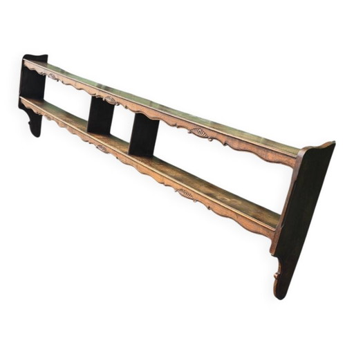 Large Antique Carved Oak Wall Shelf – wandrek, Wood