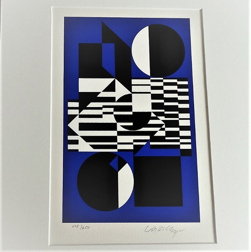 Victor Vasarely, Lithograph, Signed, Numbered – giclee prints, Paper (photo 2 of 5)