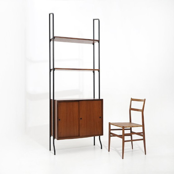 Modulares Bücherregal mit Metallstützen von Amma Torino, 1960er Jahre – Bücherregale (photo 13 of 14)