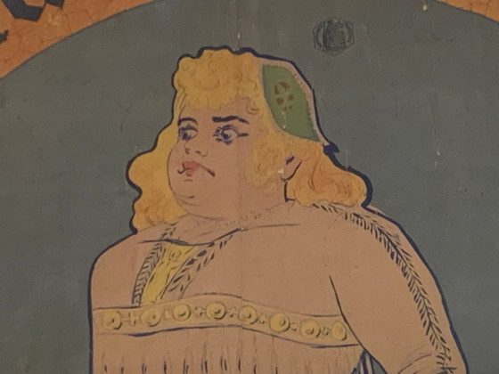 Image 1 of Ingelijste poster op doek van 'La Vraie Gismonda'