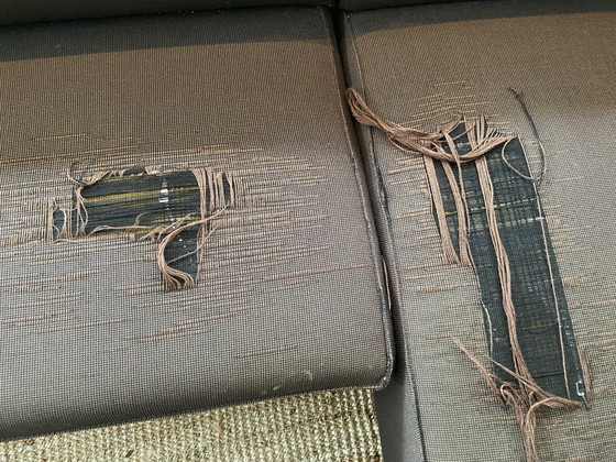 Gelderland 4800 Corner sofas with ottoman, to be reupholstered, Textile, Chrome, Brown (photo 4 of 7)