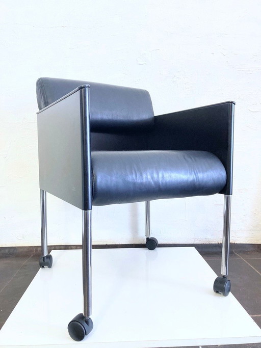 Rosenthal Folio fauteuil op wielen, ontwerp van Cini Boeri, jaren 80.