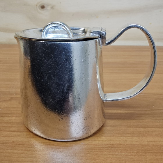 Pot à lait/crémier vintage en métal argenté, série Fanfare, Walker & Hall Schofields, par David Mellor (photo 3 of 15)