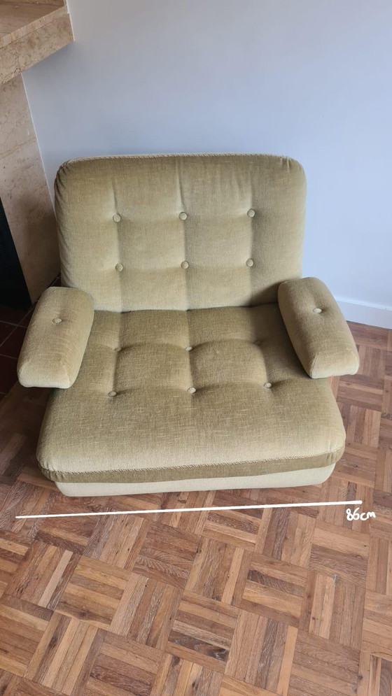 Image 1 of Modular 60s–70s seating set: 2-seater + 1-seater