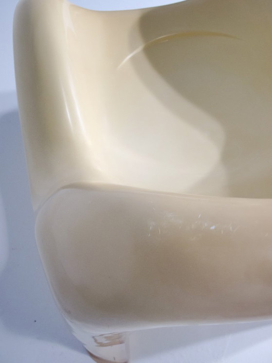 Image 1 of Artemide Toga-stoel van Sergio Mazza / Gebroken wit / Patent aangevraagd