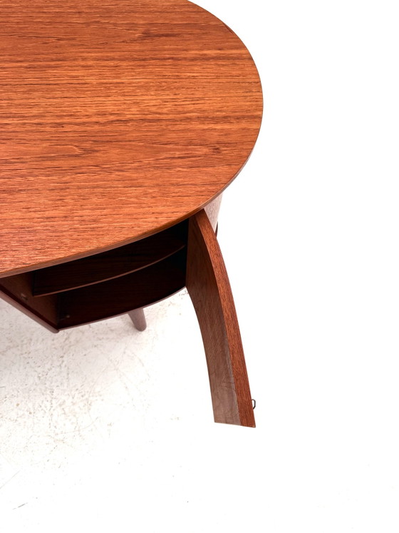 Scrivanie 'Bullet' vintage in teak, H.P. Hansen anni '60 – Legno, Metallo (photo 6 of 15)
