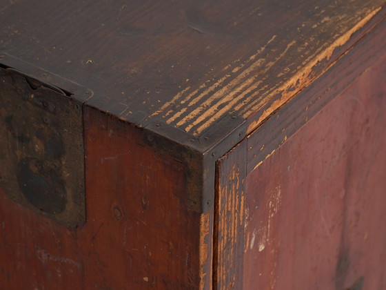 Small antique Japanese cupboard - Meiji / Taishō Period (c. ) #68 – Storage cabinet, Iron (photo 15 of 40)