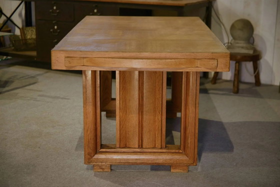 Art Deco oak table by Léon and Maurice Jallot 1940s – Dining tables, Wood (photo 3 of 15)