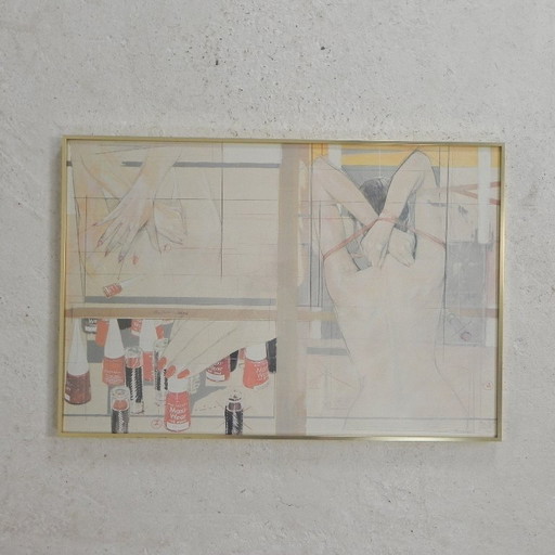 Poster Steven Scheffer Max Factor eind jaren 70