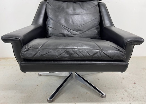 Image 1 of Fauteuil Pivotant Modèle 802 par Werner Langenfeld pour Esa, Danemark, 1970s