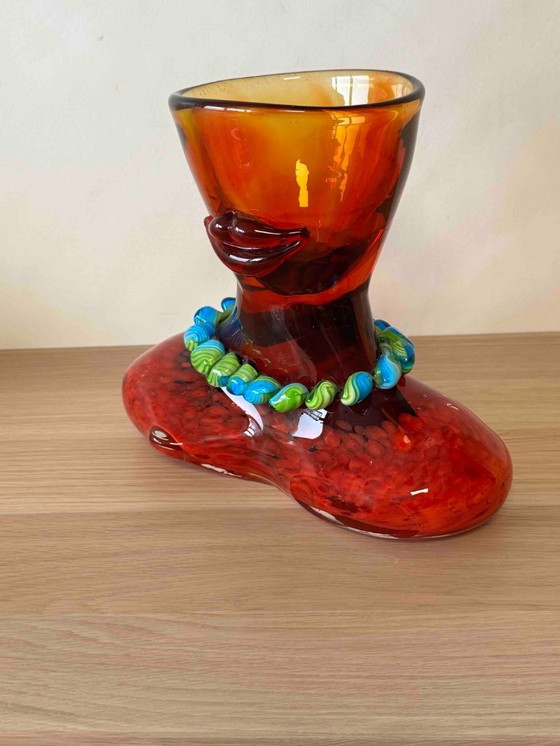 Image 1 of SALE - 25% off Glass Vase | Decorative Women's Glass Bust