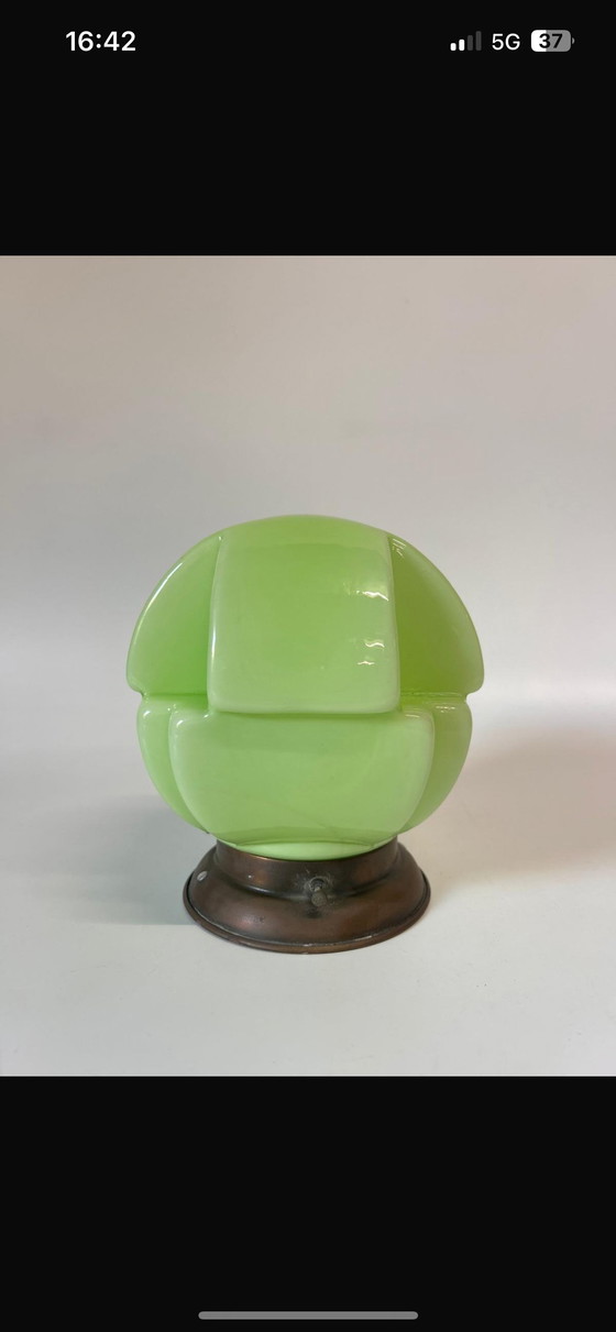 Image 1 of Lampada vintage antieke di grandi dimensioni con plafonnière di ultima generazione