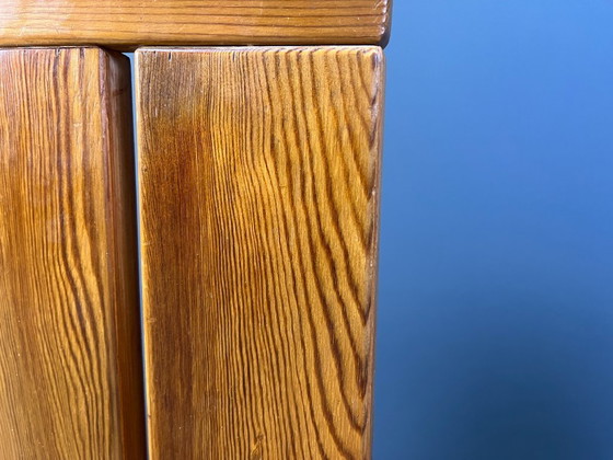 Image 1 of Satz von 4 brutalistischen Esszimmerstühlen aus Eiche, 1970er Jahre