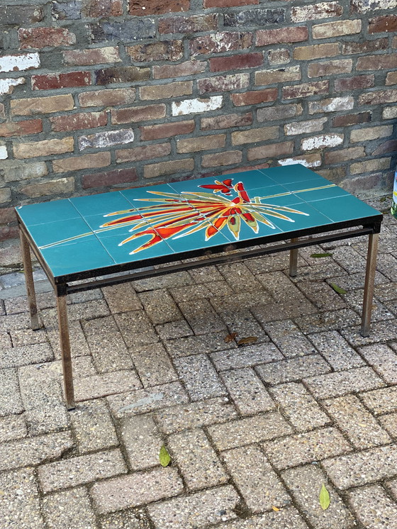 Image 1 of Vintage keramische salontafel uit 1960