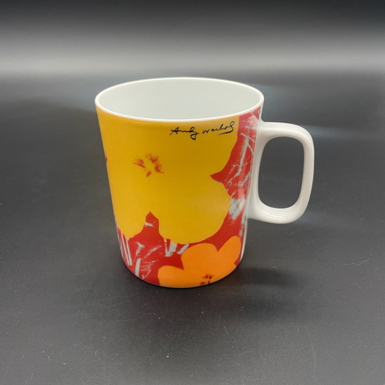Tazza Rosenthal Andy Warhol Flowers Moon – Inutilizzata nella confezione originale – Stoviglie, Porcellana (photo 5 of 9)