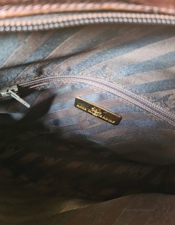 Image 1 of 1x bolso de hombro italiano de la marca de lujo Anna Valerie Adolf.