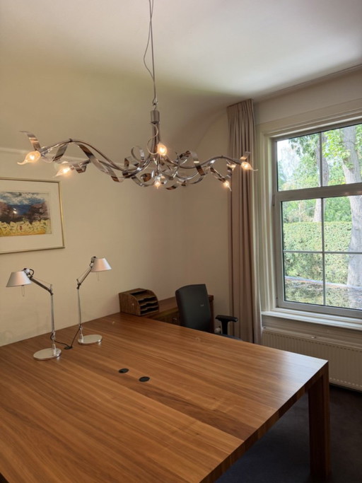 First Collection Jacco Maris Ruban Plié Chrome 6 Bras – plafondlampen