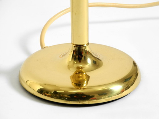 Image 1 of Original 1960s Space Age brass table lamp by Kaiser Leuchten