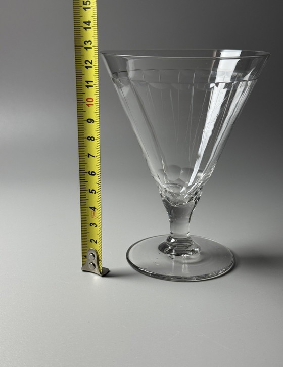 Vasos Doyen “Yvette” – Juego de seis vasos. Bélgica, época Art Déco, circa 1930. – Vasos y jarras, Crystal (photo 11 of 15)