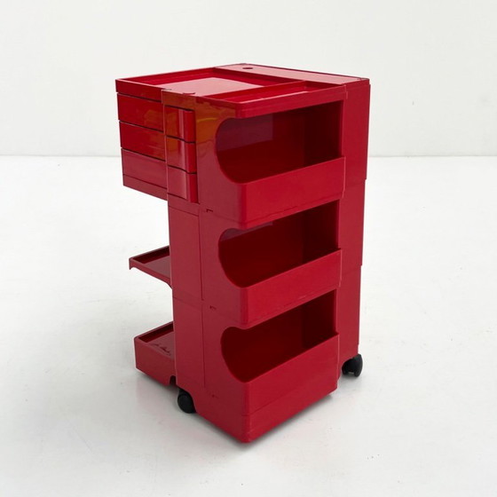 Image 1 of Red Boby Trolley by Joe Colombo for Bieffeplast, 1960s