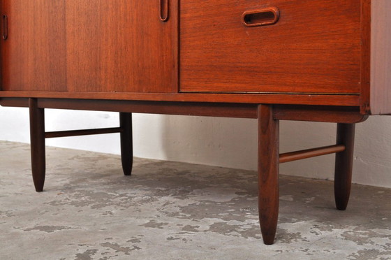 Image 1 of Vintage medium highboard in teak, 1960s