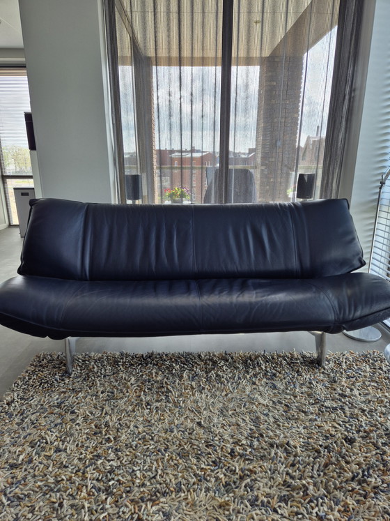 Image 1 of Divano a 3 posti Leolux blu cobalto