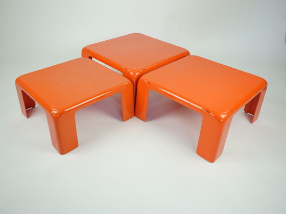 Image 1 of Mario Bellini Gatti C&B Italia side tables 1970s vintage