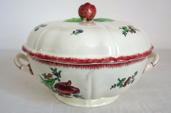 Gien Aardewerk Lorraine Patroon Grote Terrine en Schotel – Tafelaccessoires, Ceramic (photo 3 of 11)