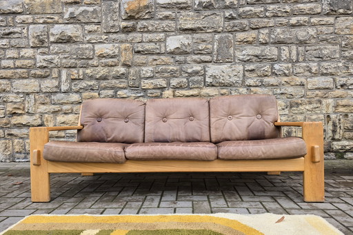 Sofá Asko Bonanza Esko Pajamis Cómoda Mediados de siglo Años 60 Años 70 Bancos Escritorio