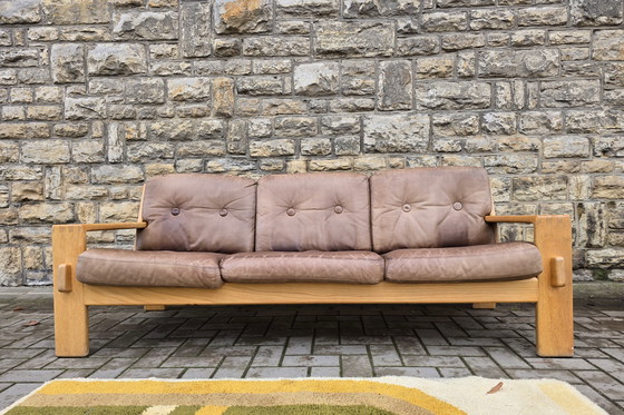 Image 1 of Sofá Asko Bonanza Esko Pajamis Cómoda Mediados de siglo Años 60 Años 70 Bancos Escritorio