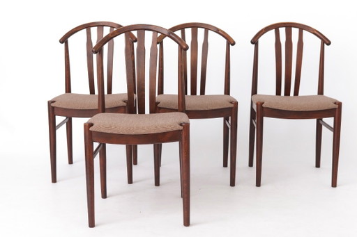 4 stoelen van Carl-Ewert Ekström | Zweden | Alb. Johansson & Söner, Hyssna | Jaren 60 Een prachtig paar originele vintage