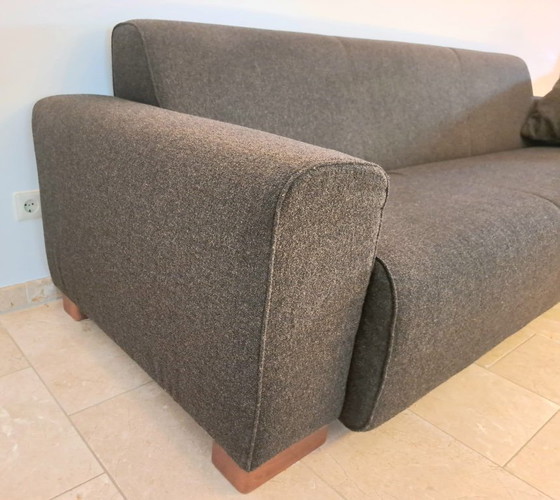 Jan Des Bouvrie 3,5 Zits Bank – Banken, Textile, Wood (photo 4 of 5)