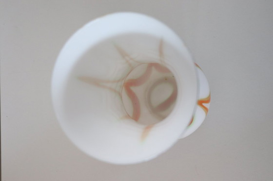 Image 1 of Murano glazen vaas met kinetische decoratie, Italië jaren 60