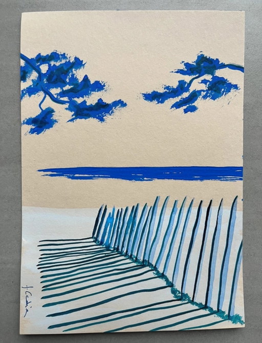 Artist's sketch 21x15cm