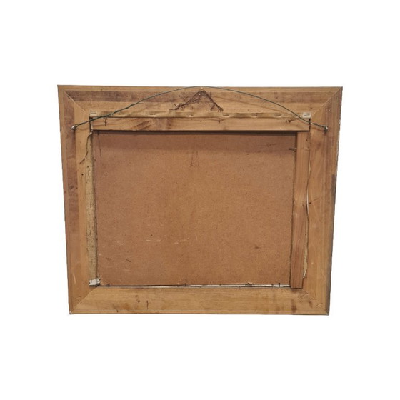 Image 1 of Peinture vintage de paysage de montagne par Batoni, milieu du 20e siècle