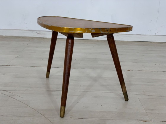 Image 1 of Mid Century Table haricot Table de fleur Table d'appoint Vintage
