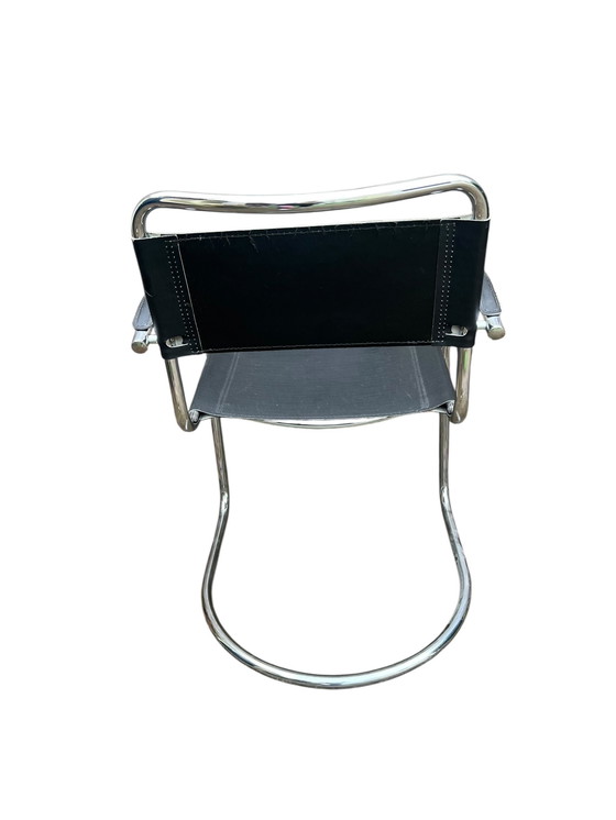 Image 1 of Sgabello da ufficio vintage italiano | poggiabraccia della metà del secolo