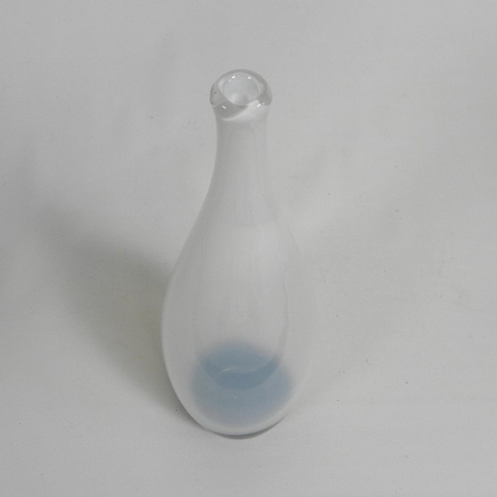 Hand-blown Thick-walled Serica Bottle Vase, Leerdam, Floris Meydam, 1960s – Glass (photo 9 of 11)